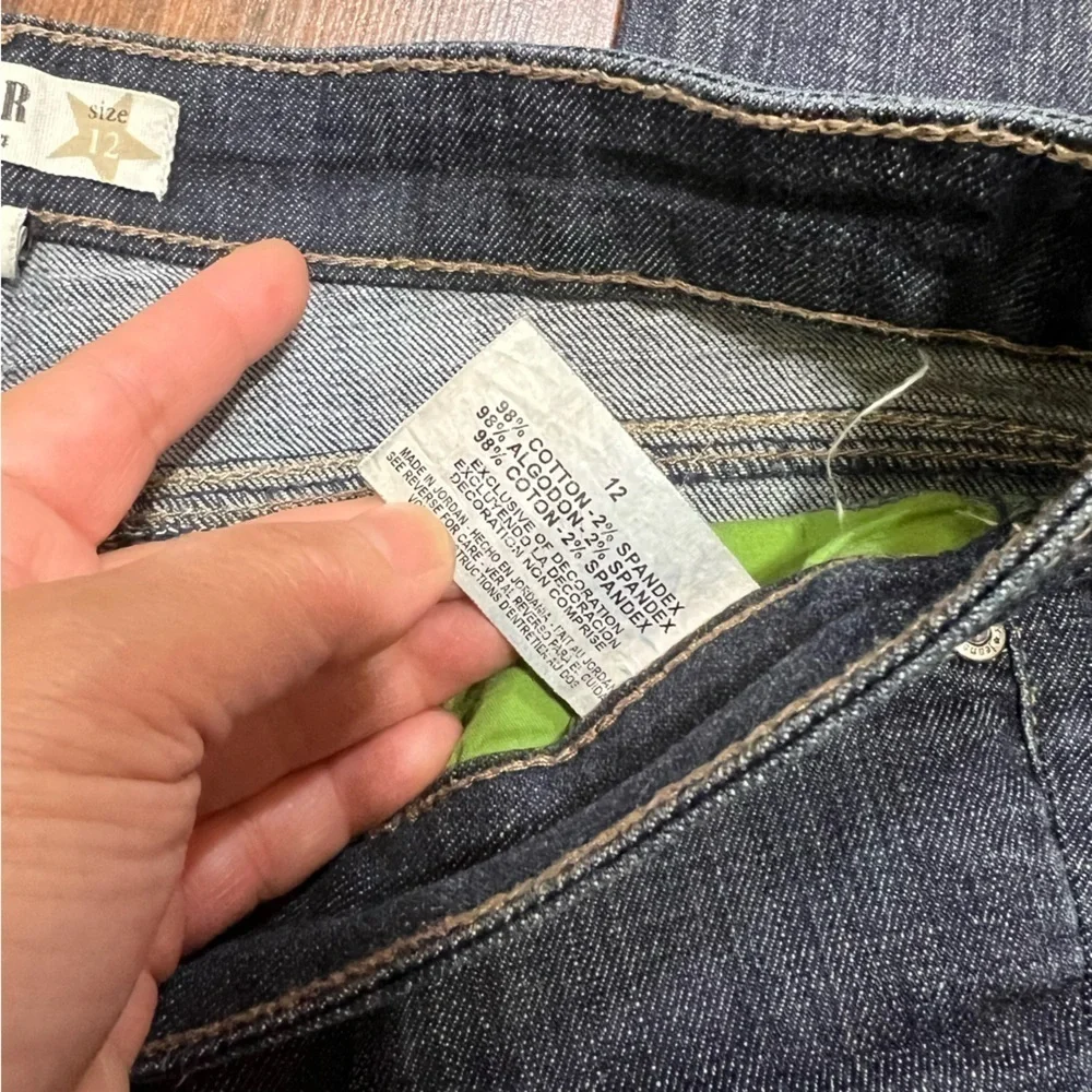 JEANSTAR PREMIUM DENIM JEANS High Rise 12” Size 12. Straight cut GUC Vintage - Picture 5 of 9